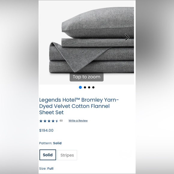 The Company Store Other - Legends Hotel™ Bromley Yarn-Dyed Solid Flannel Sheet Set Full Col Taupe …